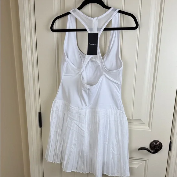 Hot Shot Skort Dress XL Mini Pleated Classic White Tennis Racerback Women's - Picture 4 of 11